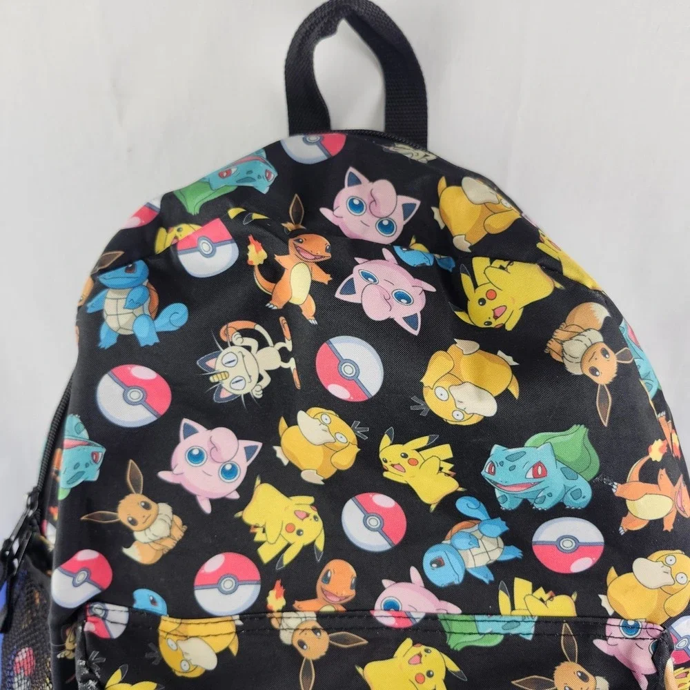 Bioworld‎ Pokemon Kanto Kids Black Backpack Charizard Starters Water Pouches